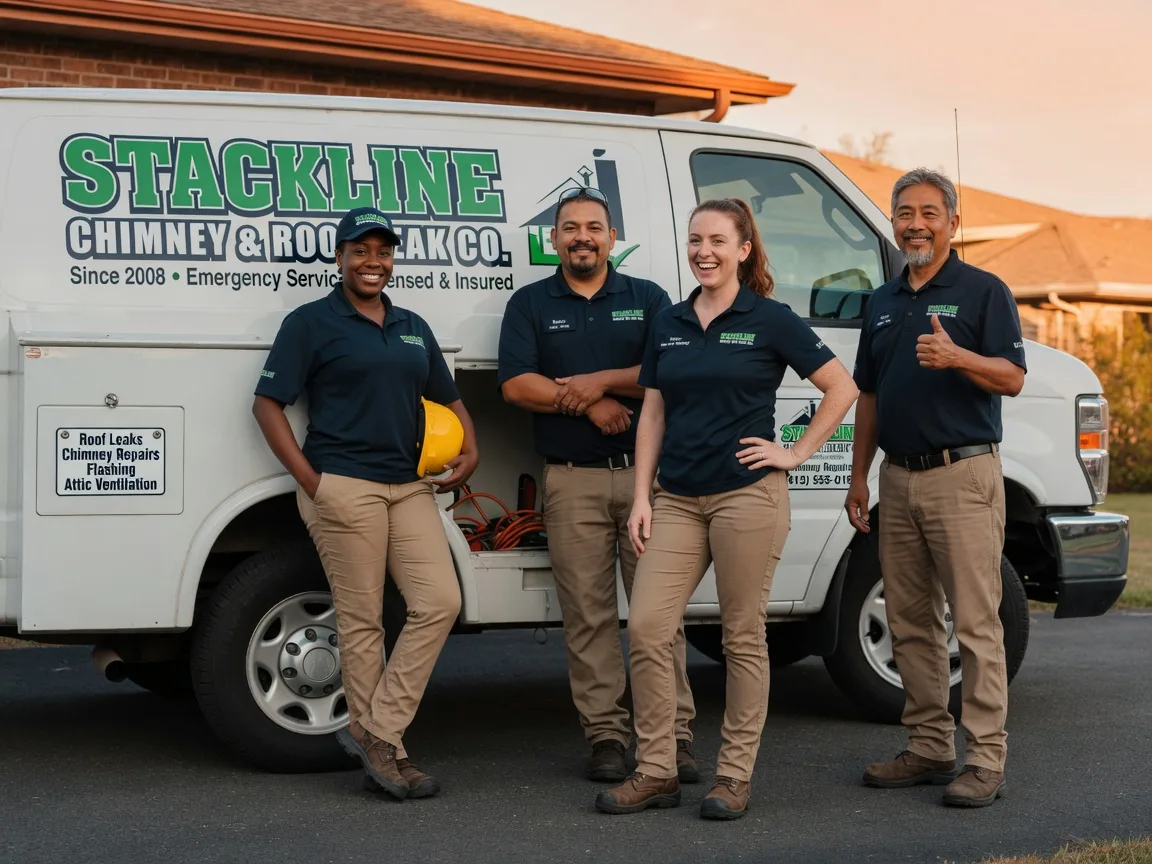 Chimney flashing repair company in Racine, WV
